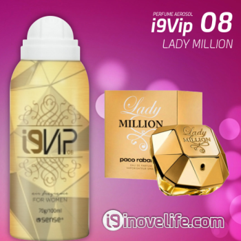100ml - Aerossol Referência olfativa Lady Million